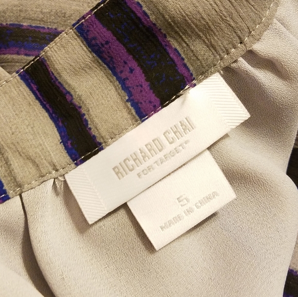 Purple/lavender striped skirt by Richard Chai for Target - Picture 8 of 8